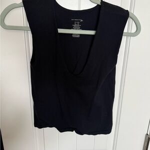 Free People Black & Red Tank Top